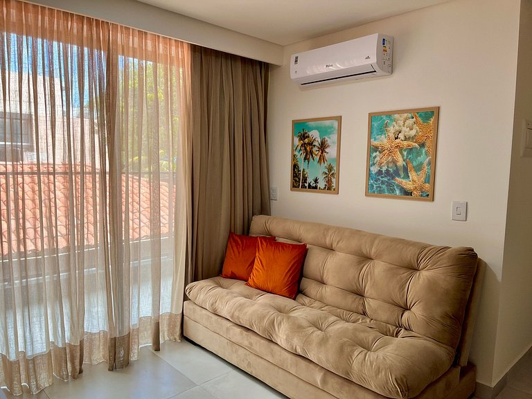 Hyde Park - Apto 01 quarto lateral mar #1 - by Living
