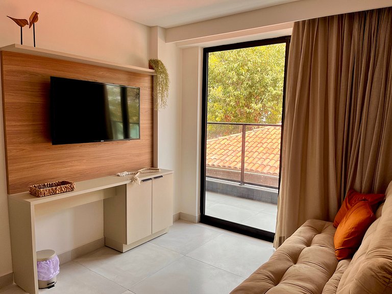 Hyde Park - Apto 01 quarto lateral mar #1 - by Living