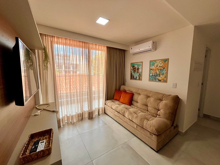 Hyde Park - Apto 01 quarto lateral mar #1 - by Living