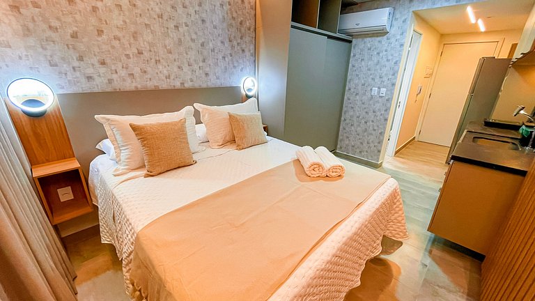 Flat Studio c/ varanda #1 - by Living