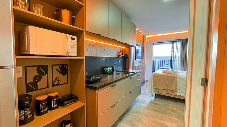 Flat Studio c/ varanda #1 - by Living