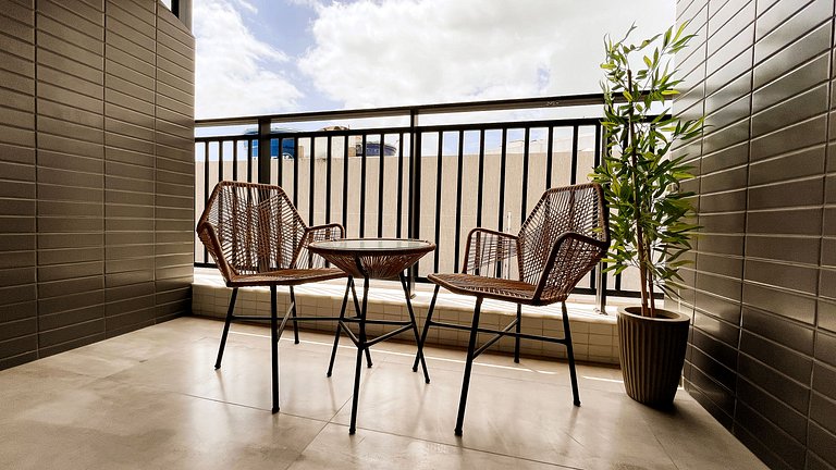 Flat Studio c/ varanda #2 - by Living