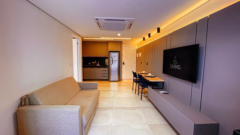 Hyde Park Apto 01 quarto c/ varanda #1 - by Living