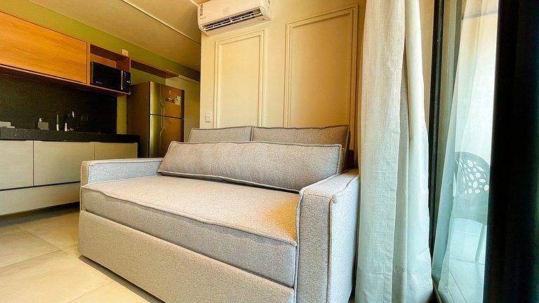 Hyde Park - Apto 01 quarto lateral mar #2 - by Living