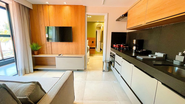 Hyde Park - Apto 01 quarto lateral mar #2 - by Living