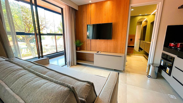 Hyde Park - Apto 01 quarto lateral mar #2 - by Living