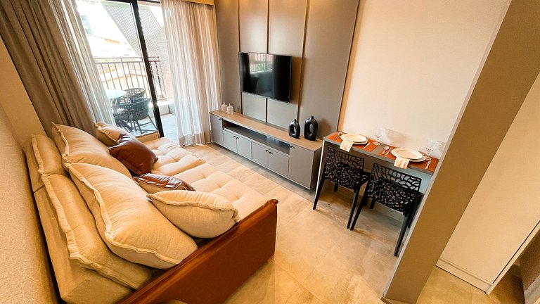 Ocean - Apto 01 quarto c/ varanda #2 - by Living