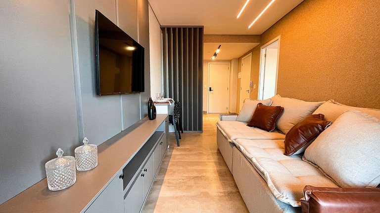 Ocean - Apto 01 quarto c/ varanda #2 - by Living