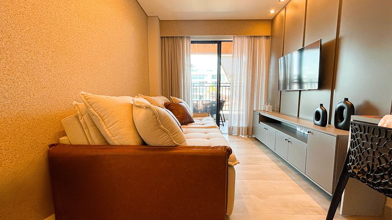 Ocean - Apto 01 quarto c/ varanda #2 - by Living
